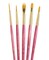 Princeton Real Value Golden Taklon Short Handle Brush Set-5/Pkg